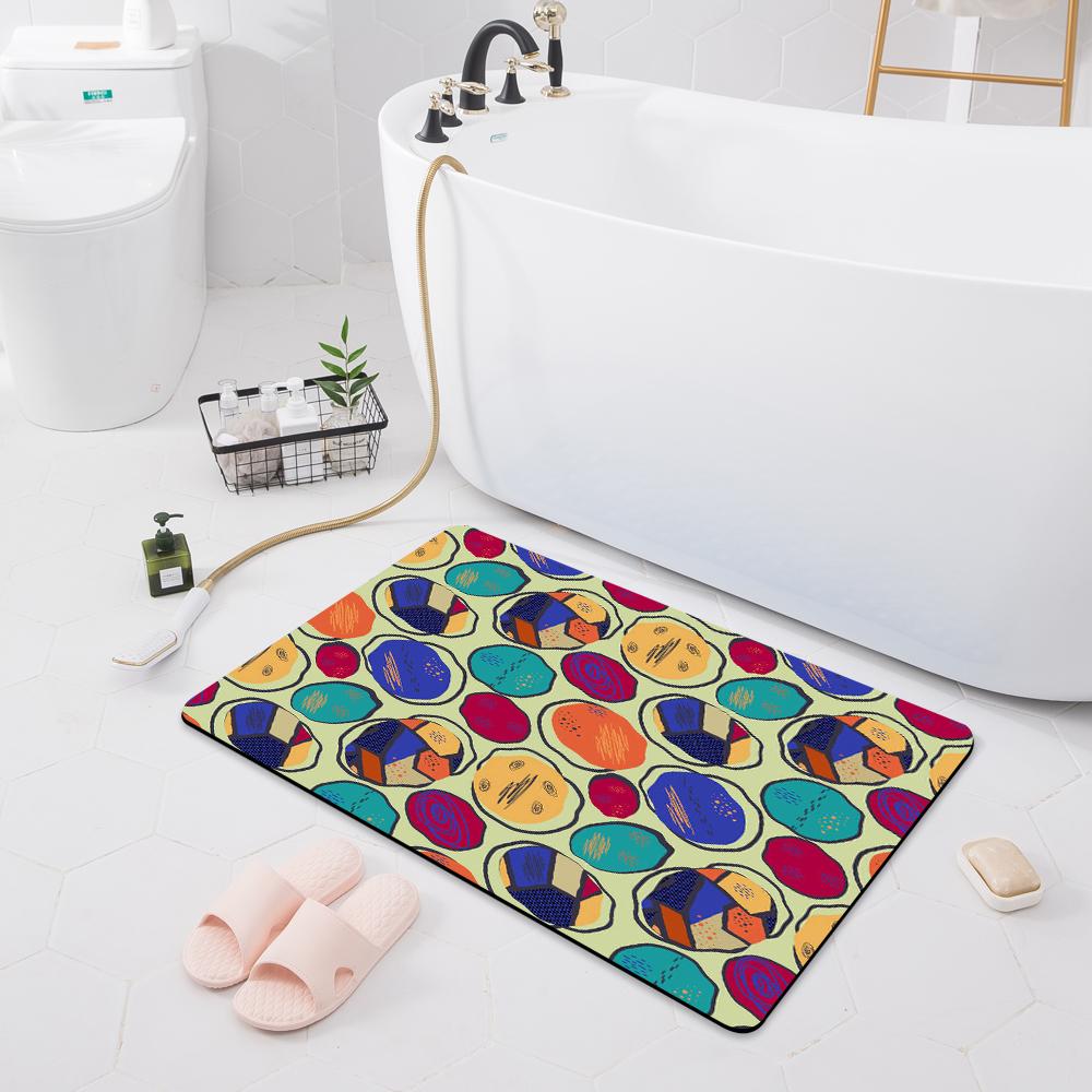 Bathroom Non-slip Absorbent Mat Toilet Shower Room Carpet Bedroom Corridor Door Mat Kitchen Floor Carpet