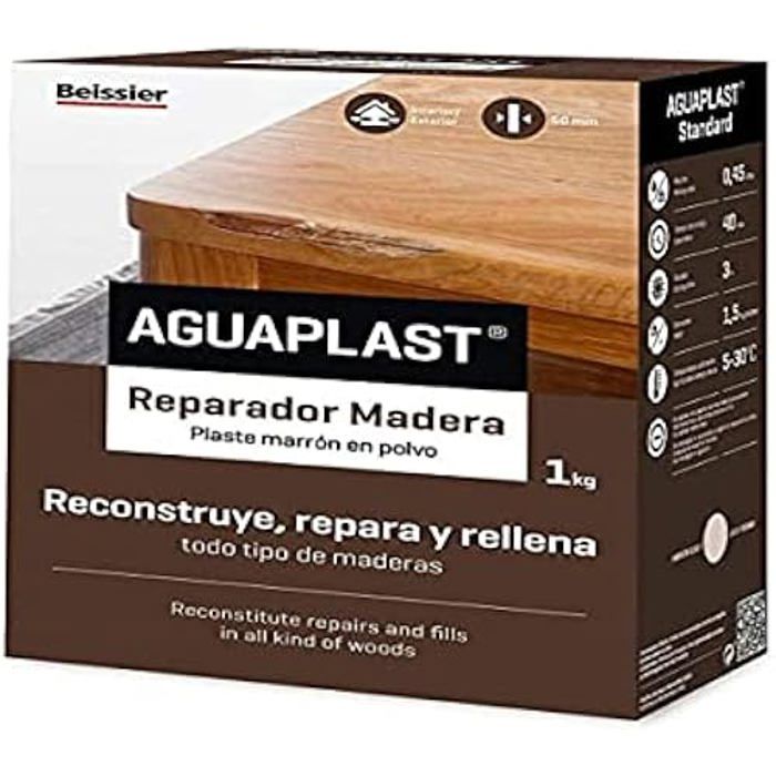 Réparateur En Bois - Aguaplast - Aguaplast - Marron - Séchage Rapide - Ponçable En 3h