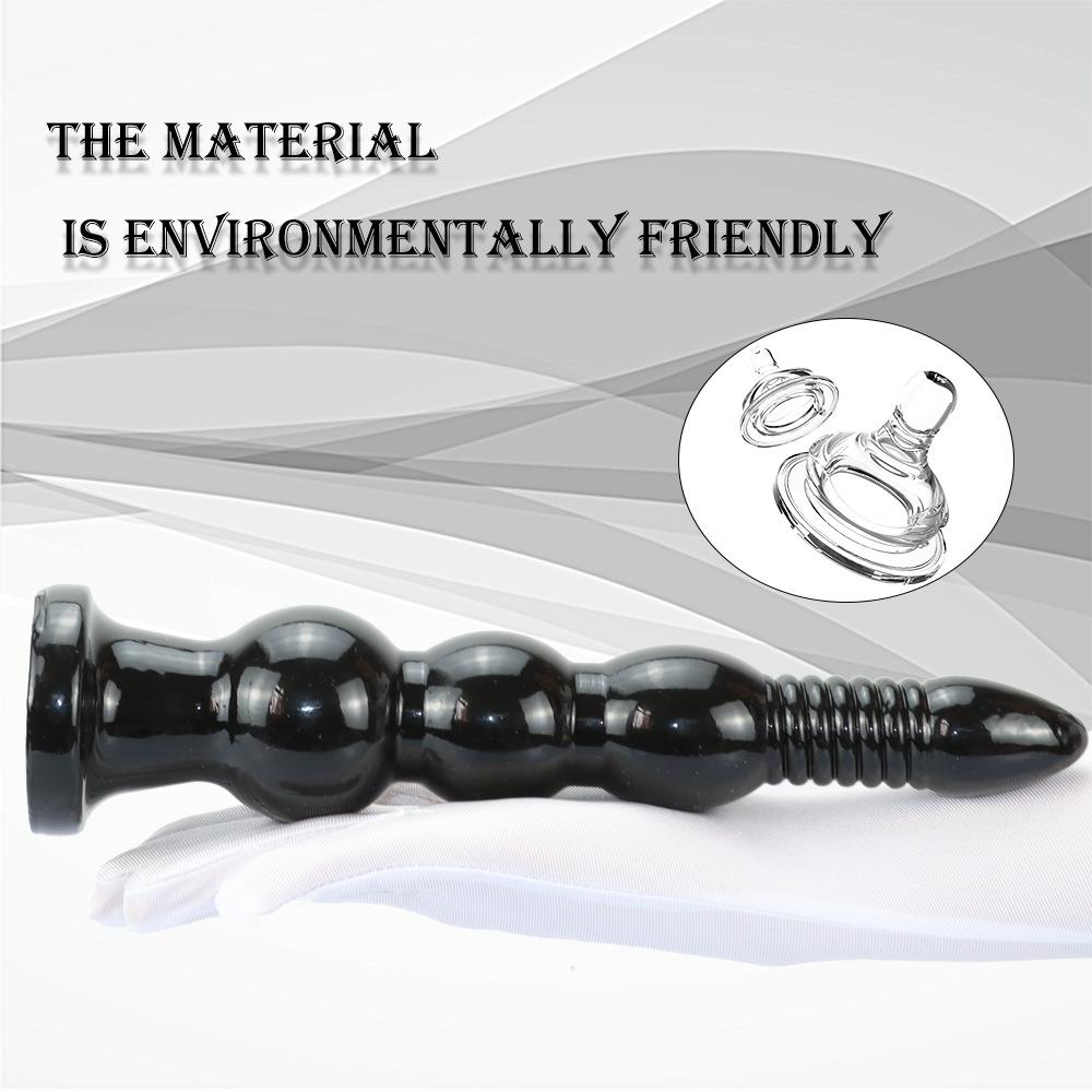 Anal Beads Trainer with Suction Cup Cone Butt Plug Prostate Massager Dilator Sex Toy Anal Stretcher Masturbation Aid