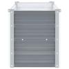 VidaXL Lit surélevé de jardin Acier galvanisé 160x40x45 cm Gris