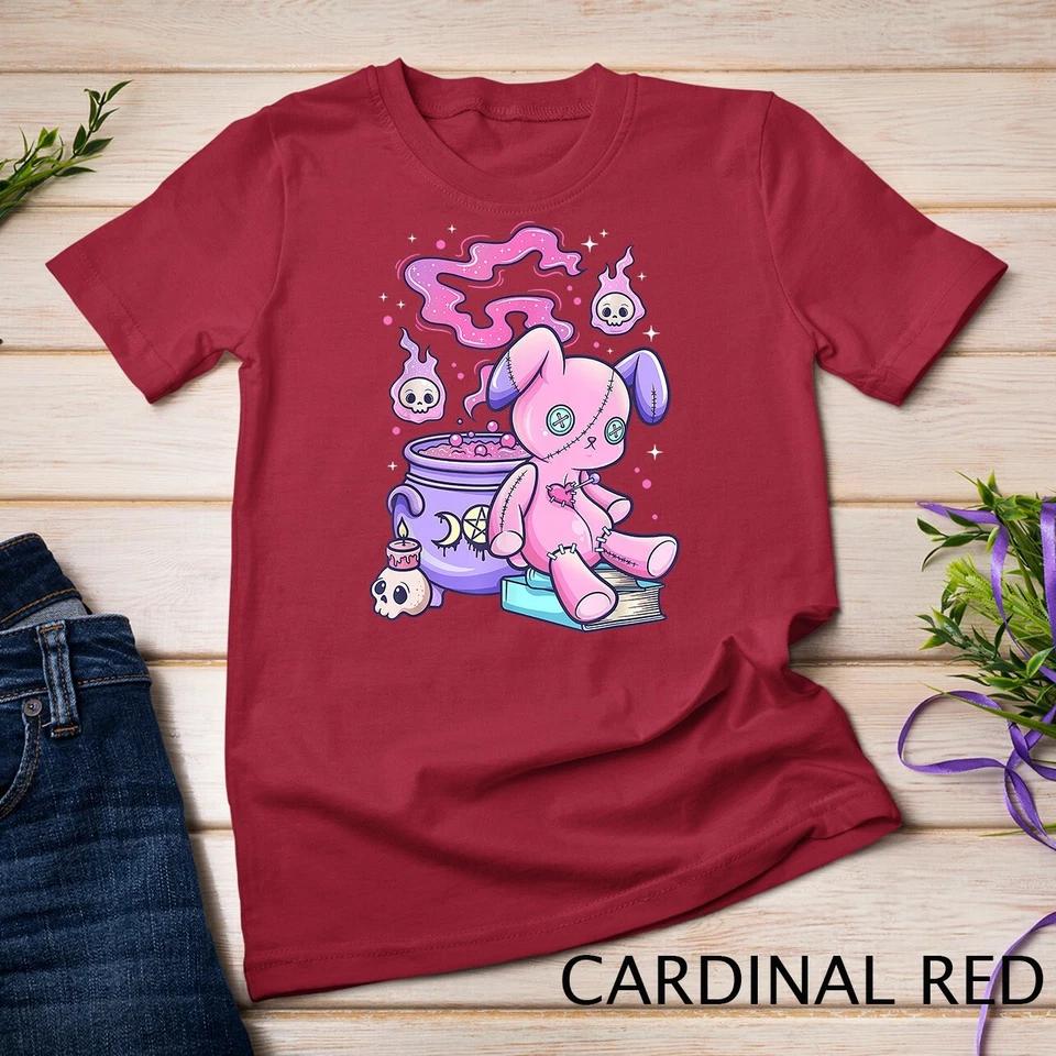 Kawaii Pastel Goth Cute Creepy Witchy Bear T-Shirt Unisex T-shirt 2 M