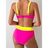 New Sexy Women Swimsuit V-neck Bikinis Sets Two-Piece Swimwear Female Beachwear Bathing Suit Biquinis Feminino