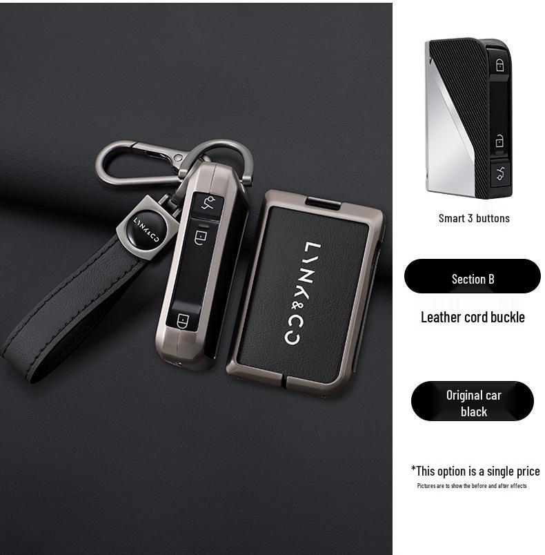 Pouzdro na klíč Lynk & Co 03: Kompatibilní s 0607, 01 Shell, 05 Nový model, 02 09 EMPS Energy Crystal Z10 Přezka na krytu