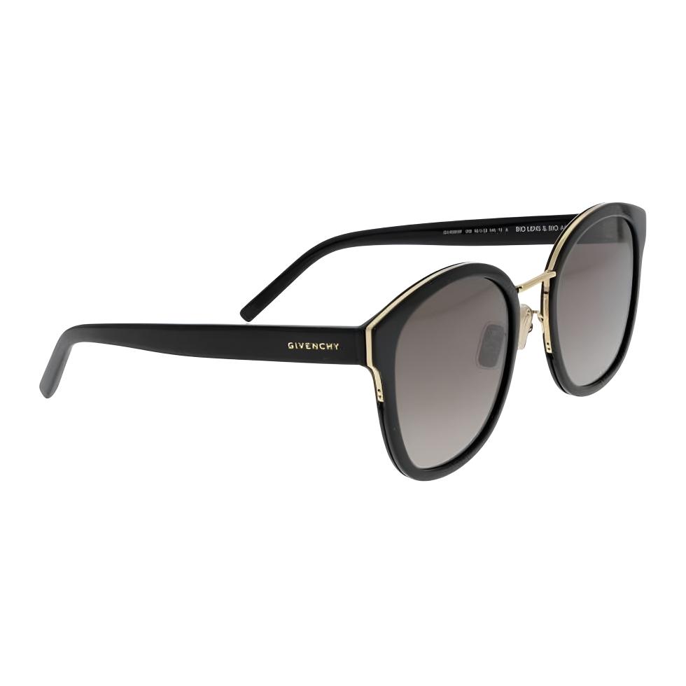 Givenchy Windproof Sunshade Irregular Sunglasses Unisex sunglasses Black GV40019F01B