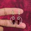 Faceted Ruby Earrings Gemstone Jewelry 925 Sterling Silver  Earrings, Gift For Women Handmade  Earrings