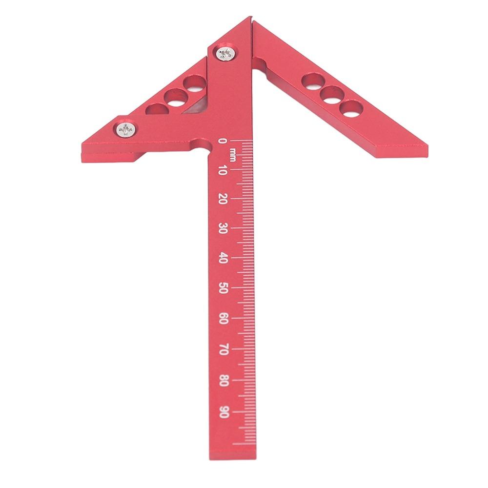 100mm Range Center Scribe Gauge 45 Degree 90 Degree Angle Scribing Tool  Woodworking Line Caliber