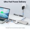 WAVLINK Triple Universal Docking Station Conversion Up to 100W Power Supply 3 HDMI 2 DP Thunderbolt Support Compatible with MacBooks