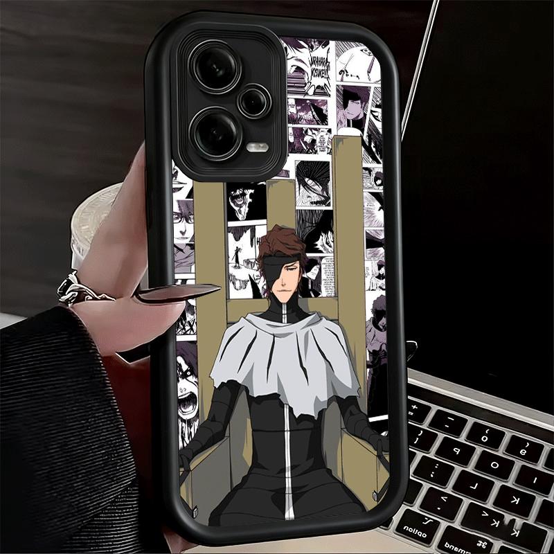 Phone Case for Xiaomi Redmi Note 15 14 13 Pro Plus Bleach Aizen Sousuke Shell 12S 11 11S 11T 5G 14S Soft Silicone Funda