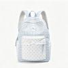 Schoolbag milk fufu plaid puppy cure wind backpack summer outing parent-child outdoor picnic size backpack