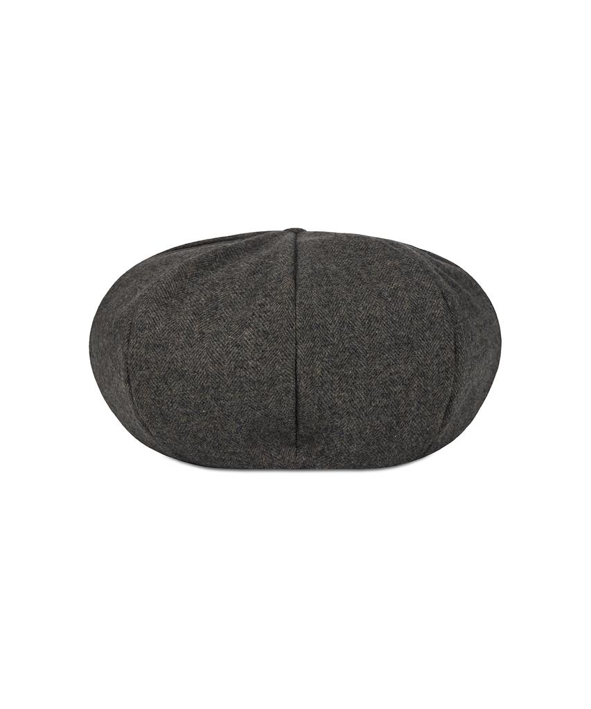 Bajal Va Studded Octagonal Wool Beret Grey