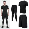 Men's Quick-Dry Basketball Compression Sportswear Set - 3 or 4 Pieces for Autumn/Winter Running