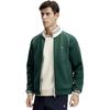 Fila Official 2024 Spring New Knitted Long Sleeve Jacket Basic Tennis Sports Stand Collar Top Men Tops Reed-Green A11M413503F-GN