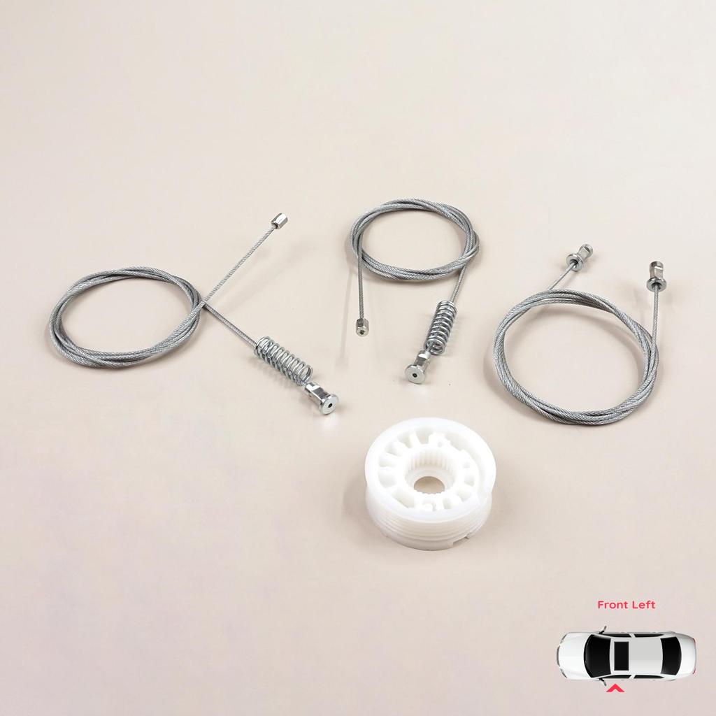 BWR5554 Window Regulator Repair Set Left Door for Smart Fortwo 451 MK2 2006-2014 Coupe 4517200146