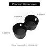 For Hyundai IONIQ 9 2025 2026 Water Cup Holder Storage Box TPE Shock-Absorbing Central Tidying Car Interior Accessories