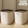 2024 New Style Large Capacity Trash Can with Push Lid for Living Room, Bathroom, Kitchen, and Toilet