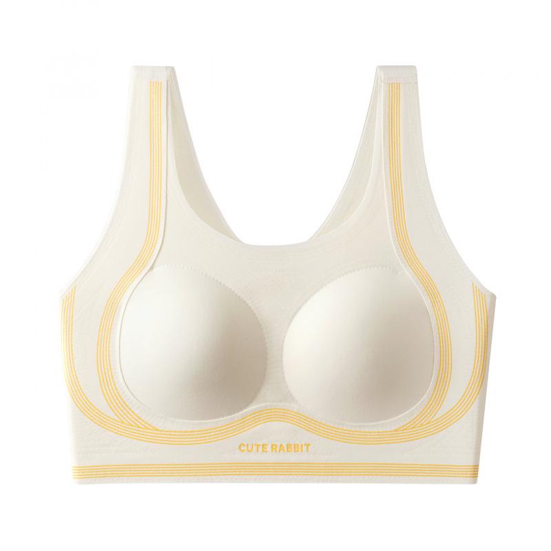 Seamless Shockproof Sports Bra for Junior High & High School Girls L 80-95 jin шампанского