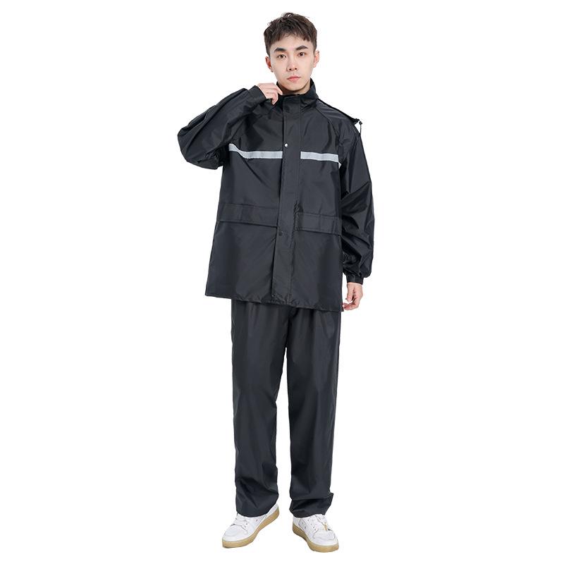 Unisex Waterproof Raincoat & Pants Set for Outdoor Cycling and Motorcycling
