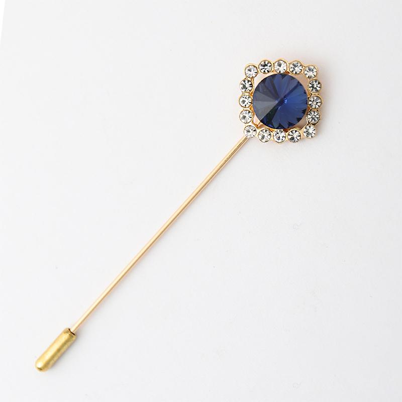 

1pc Vintage Brooch Unisex Blazer Insert Single-Stitch Corsage Mourning Brooch For Women Men