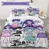 Omori Game 6 Pattern Bedding uilt Set uilt Cover Pillowcase Home Decoration Birthday Gift (1 * duvet cover + 2 * pillowcase without core)101