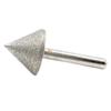 AS60-Diamond Grinding Head 20-60Mm 90 Degree Wear Resistant Chamfering Cone Abrasive Tool Drilling Head Bit