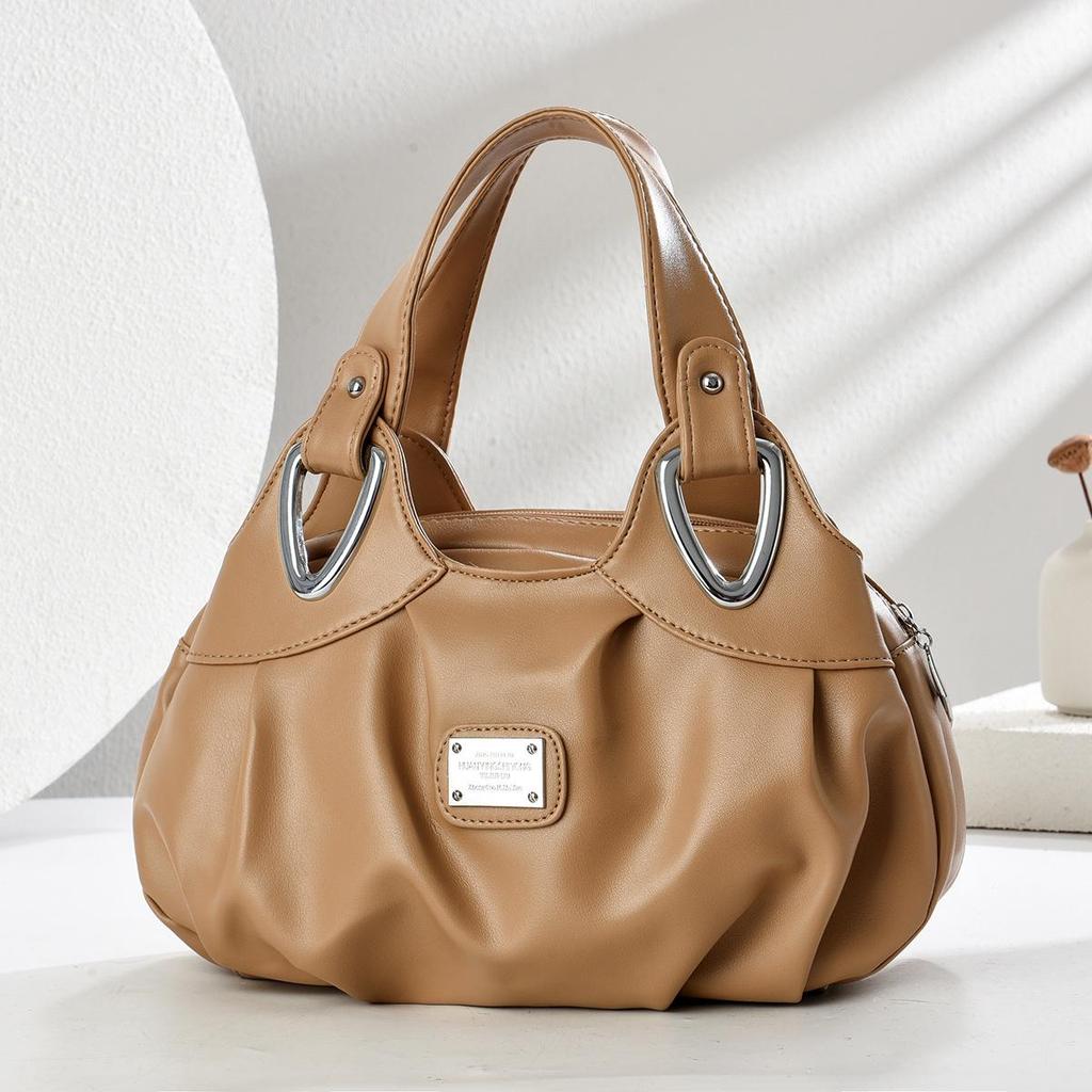 [Alerta de Tendencia] Bolso de Mano de Cuero Suave Verano 2025: Bolso Espacioso y Elegante para Mujeres de Mediana Edad