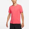 Nike Yoga Dri-FIT Short Sleeve Sports Tee Men Tops Light-Fusion-Red BV4035-646