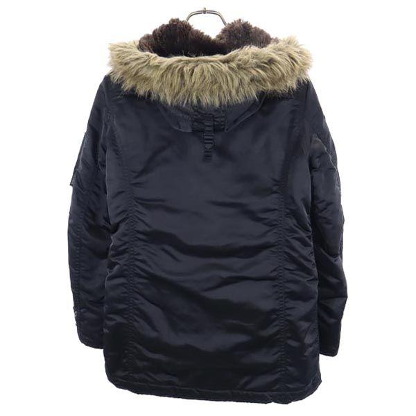 HYSTERIC GLAMOUR Military Coat FREE Black Filled with Cotton Women Used