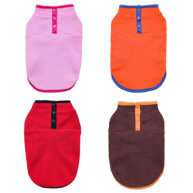 Buy Winter Fleece Pet Dog Clothes Puppy Vest Clothing French Bulldog