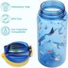 600ml/20oz Children's Water Cup Silicone Spout Tritan Material Leak-proof Plastic Water Bottle Summer Water Bottle with Straw