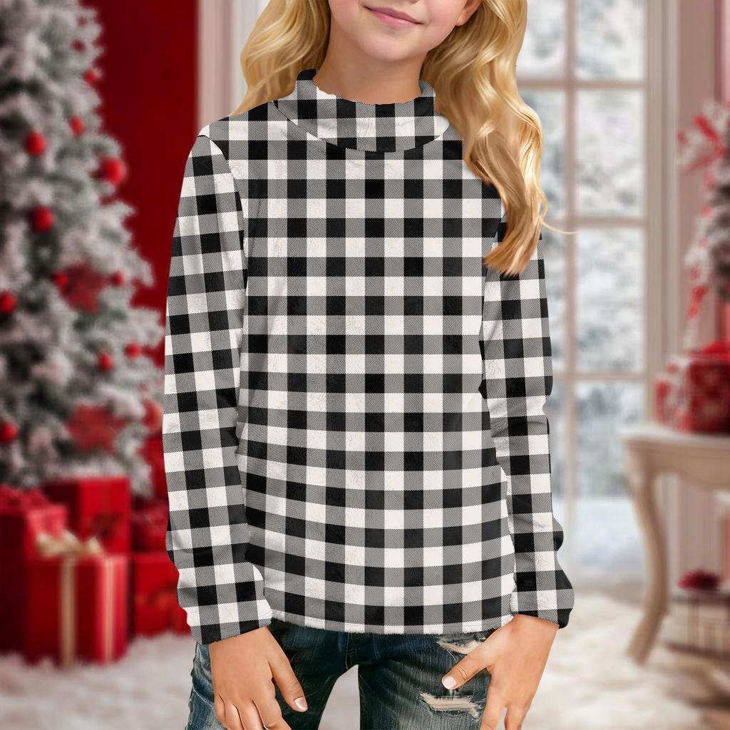 Kinder Alltags Langarm T-Shirt mit Aufdruck