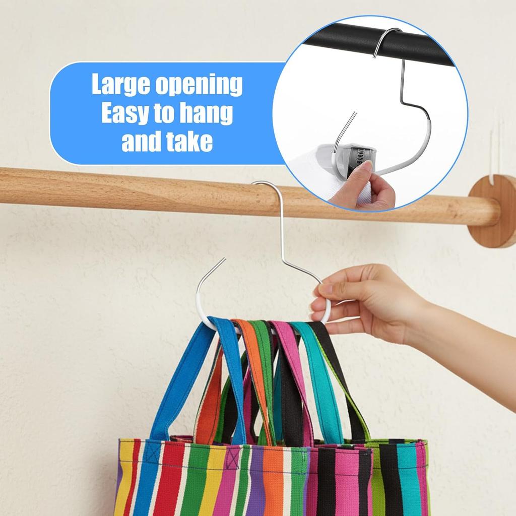 Ouligay 4PCS Hat Organizer for Baseball Caps Hat Hangers for Closet Stainless Steel Ball Cap Storage Organizer Rack Storage for Scarf Clothing Belt