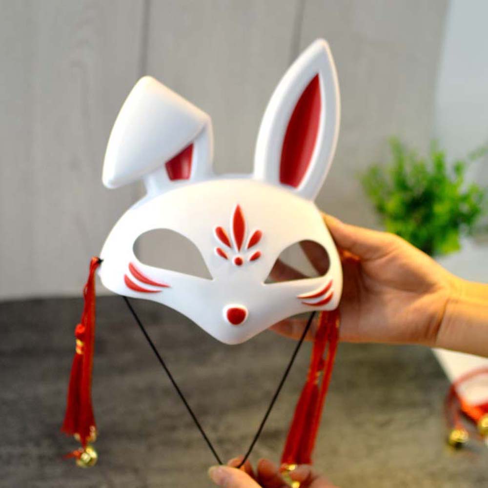 Japanese Anime Full Face Rabbit Headwear Rabbit Mask Party Mask Props Party Props Cosplay Mask