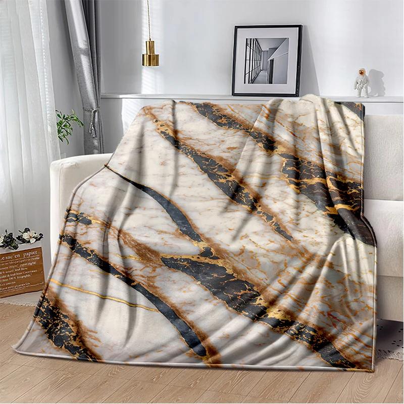 2026 New Style Luxurious Nature Marble Colour Blanket,Soft Throw Blanket for Home Bedroom Bed Sofa Travel Picnic Cover Kid Gift