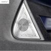 Stainless Steel Accessories For Xpeng G6  2024 2025 Pillar A Speaker Tweeter / Gear Shift Side Loudspeaker Frame Cover Trim