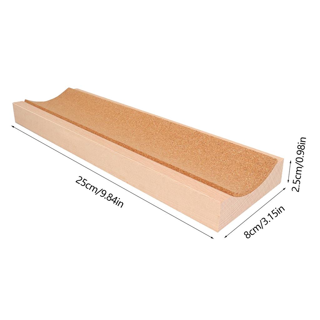 Guitar Bass Neck Cradles Support Pillow Wood Long Guitar Neck Support Display Stand for Repair, Maintenance and Cleaning
