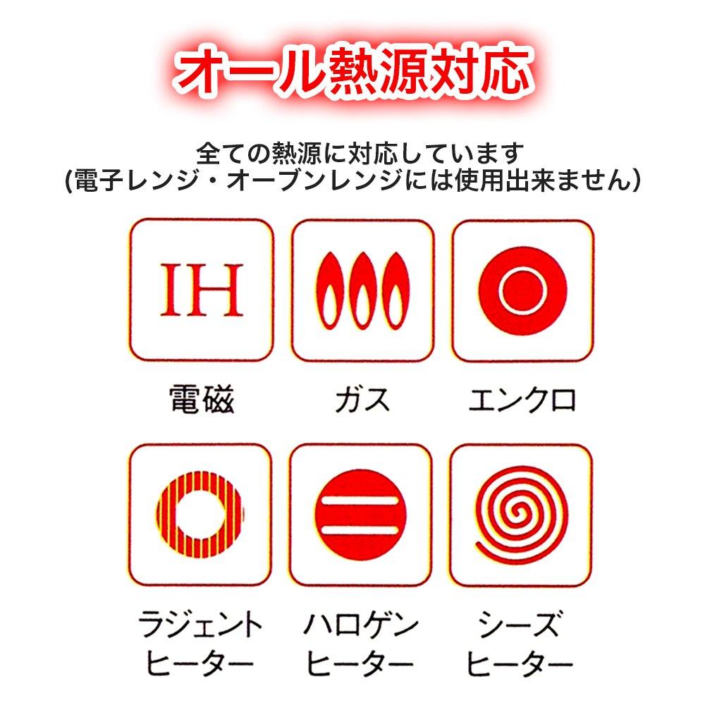 Hirosho Deep Fryer with Silicone Baked Finish Thermometer, "Kiwameage" 20cm,