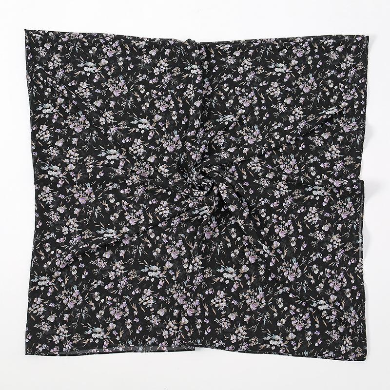 

Popular literature, fresh printing headscarf, women s chiffon material, light and breathable 145