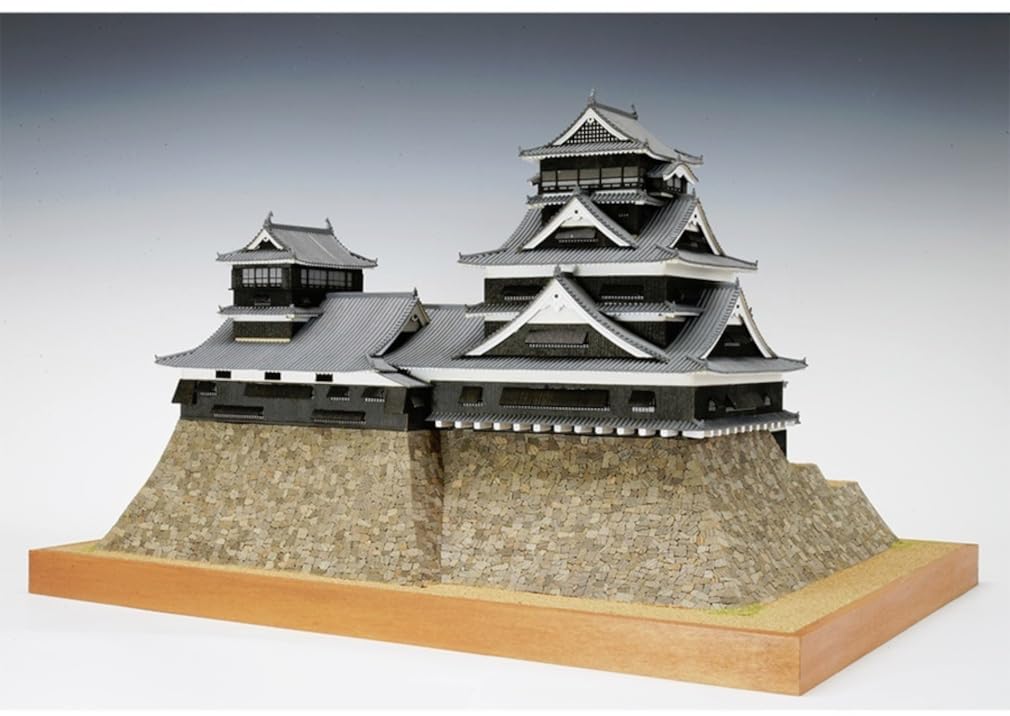 Woody Joe Kumamoto Castle Holzmodellbausatz 1/150 (Gebäude)