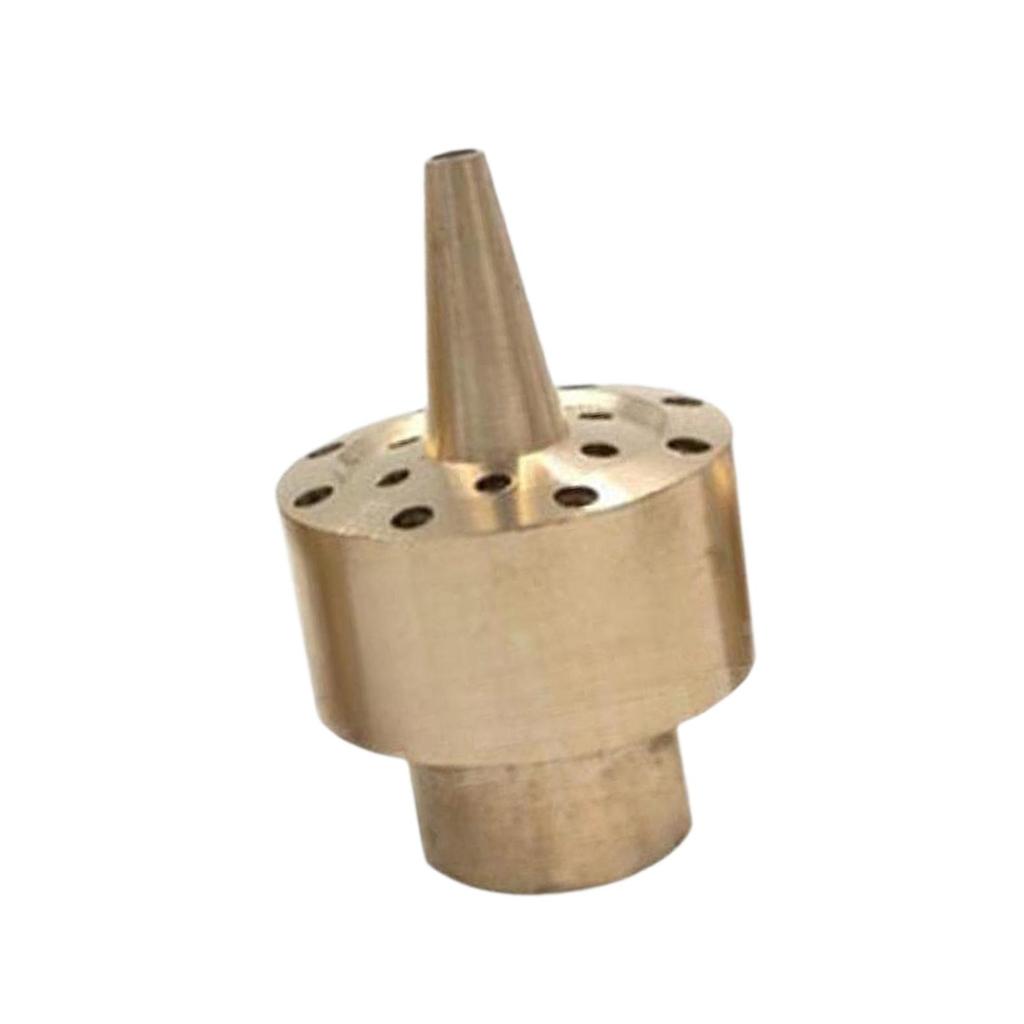 Brass Fountain Nozzle Rust Resistance Easy Installation Universal Fit Sprinkler