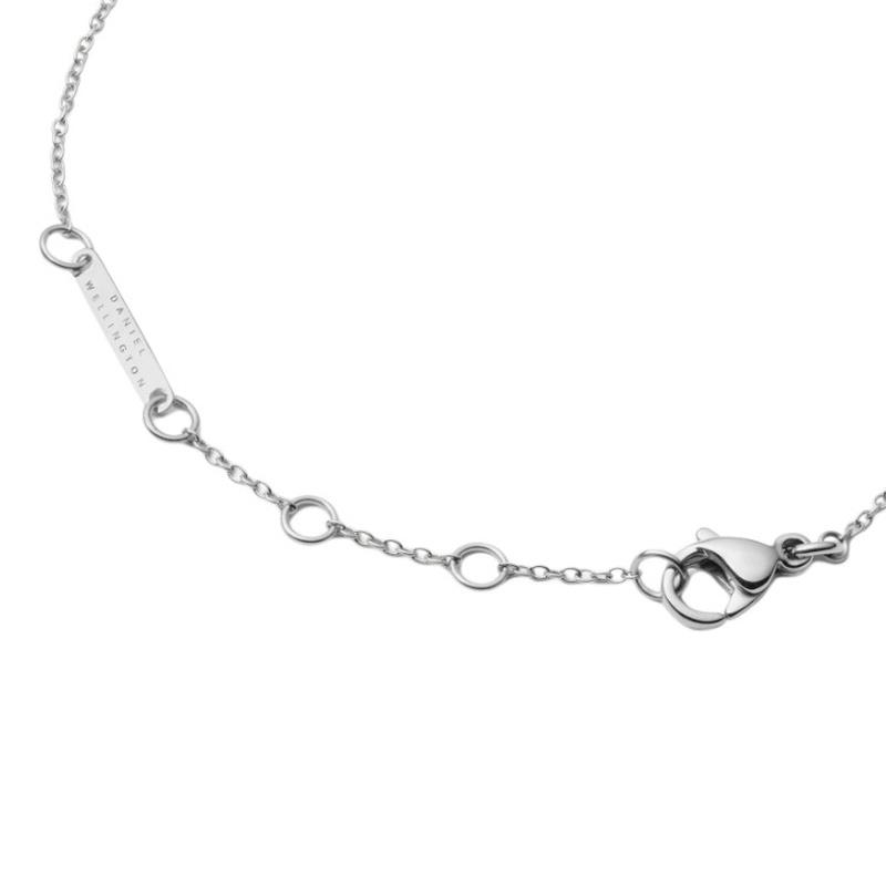 DANIEL WELLINGTON Audrey Series Arch Design Bracelet Men and Women Couple Style Silver/Black DW00401438