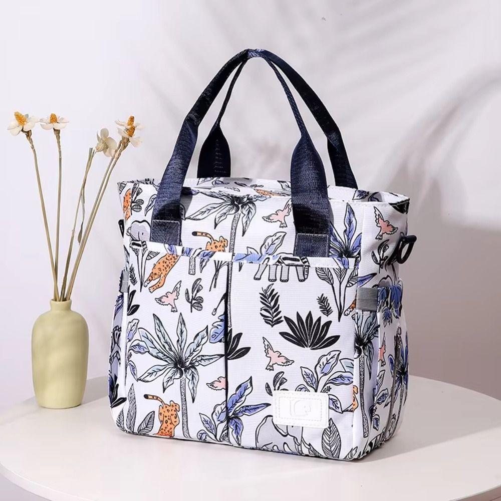 Waterproof Baby Diaper Bag Printing Baby Care Bag Food Hand Bag Mommy Handbag Outdoor