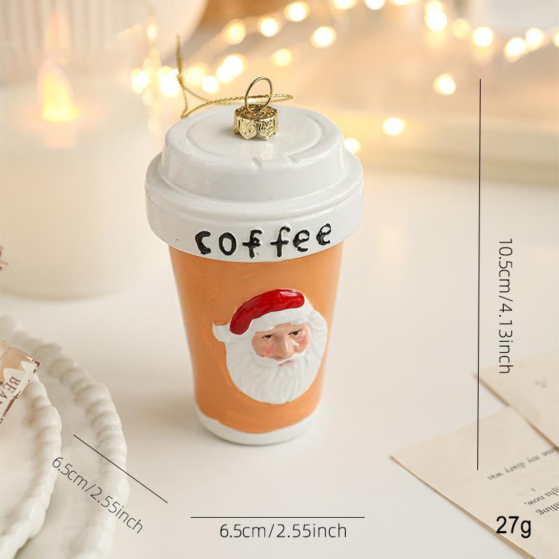 Tree Decoration High Quality Christmas Tree Ornament Coffee Bottle Pendant Cute Christmas Pendant For Christmas Tree Party Home