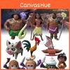 High Quality Pvc Moana Princess Figurine Set For Home Decor And Baking Enthusiasts