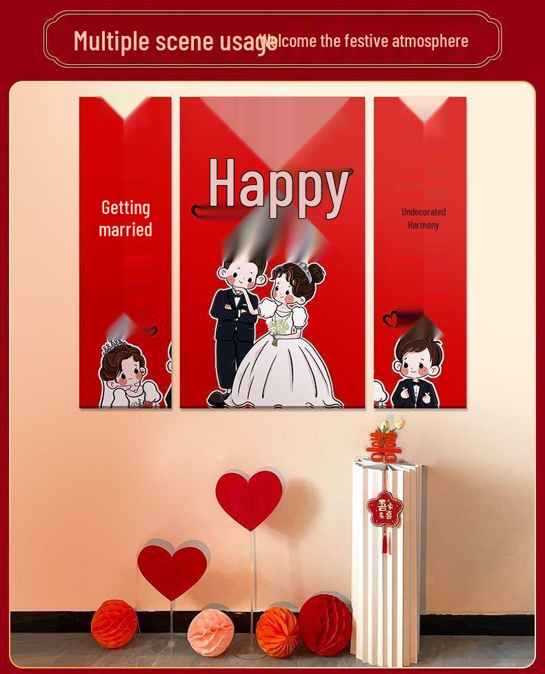 Wedding Staircase & Room Decor Set: Balloons & Floral Handrail Accents