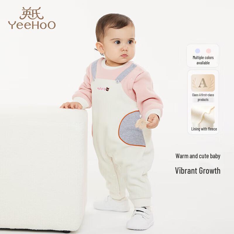 

YEEHOO Baby Corduroy Warm Romper 80CM