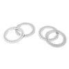 4pcs 1.9 Inch Wheel Outer Beadlock Rings Aluminum Alloy Replacement Wheel Beadlock Rings for