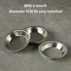 10Pcs Stainless Steel Makeup Palette Small round Paint Trays for Watercolours Artist Mixing Tray Professional & Hobbyist