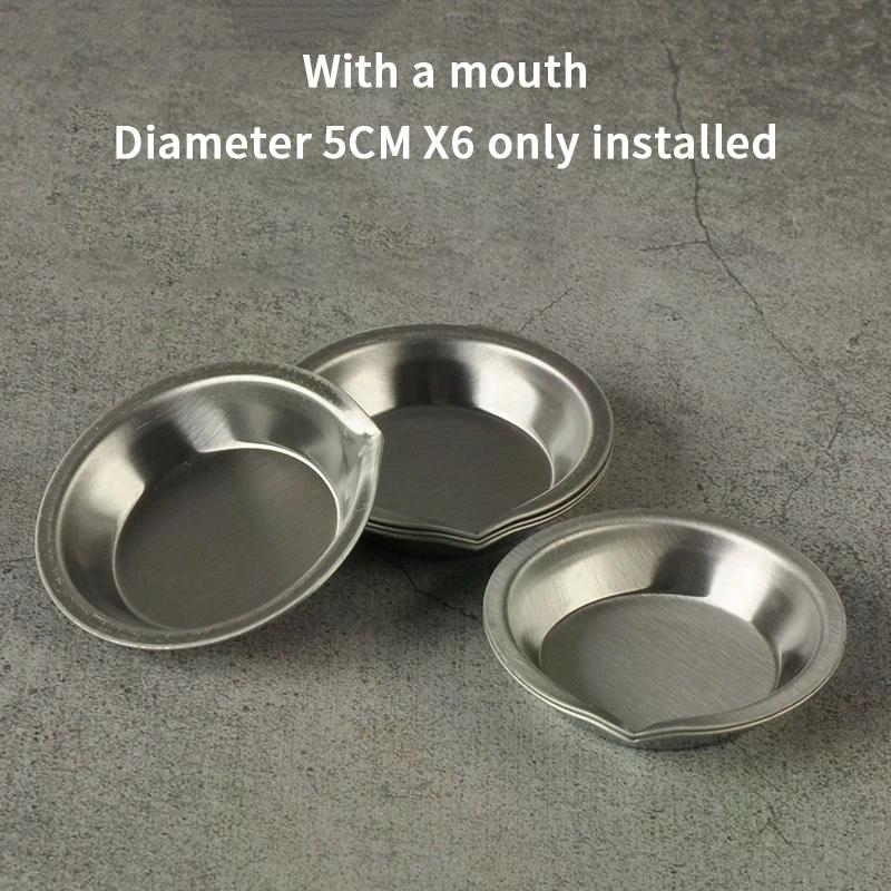 10Pcs Stainless Steel Makeup Palette Small round Paint Trays for Watercolours Artist Mixing Tray Professional & Hobbyist