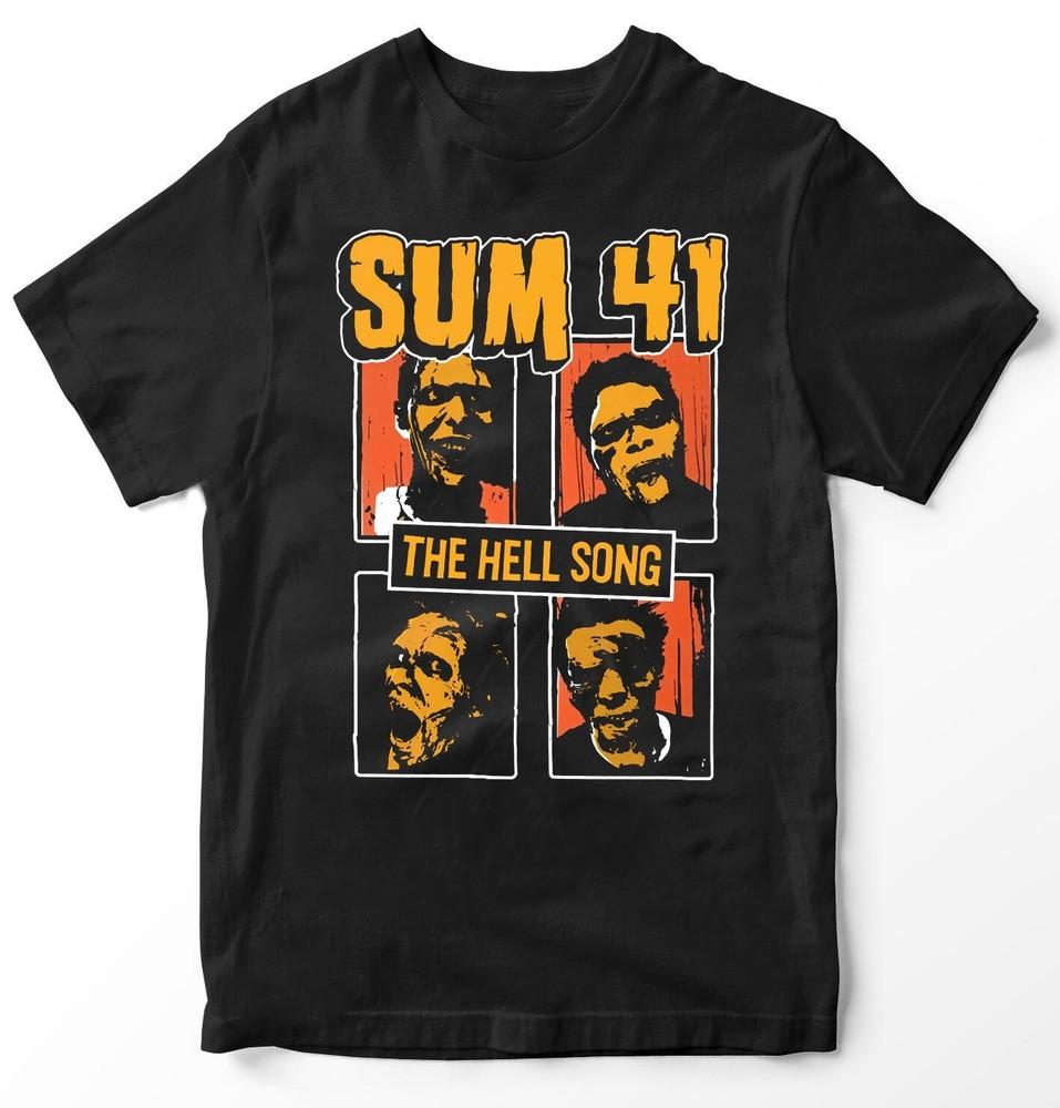 

New SUM 41 THE HELL SONG Gift For Fans Unisex All Size T-Shirt PI194 Unisex T-Shirt XL