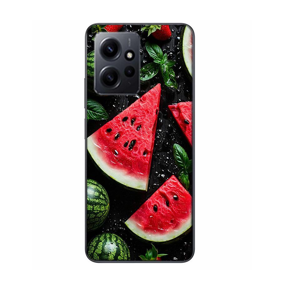 Watermelon Summer Fruit Phone Case For Redmi 12 13C 12C 15C 9 10 10C Note 13 Pro Plus 14 15 Pro 9T 9C 9A TPU Soft Cover Clear Ce